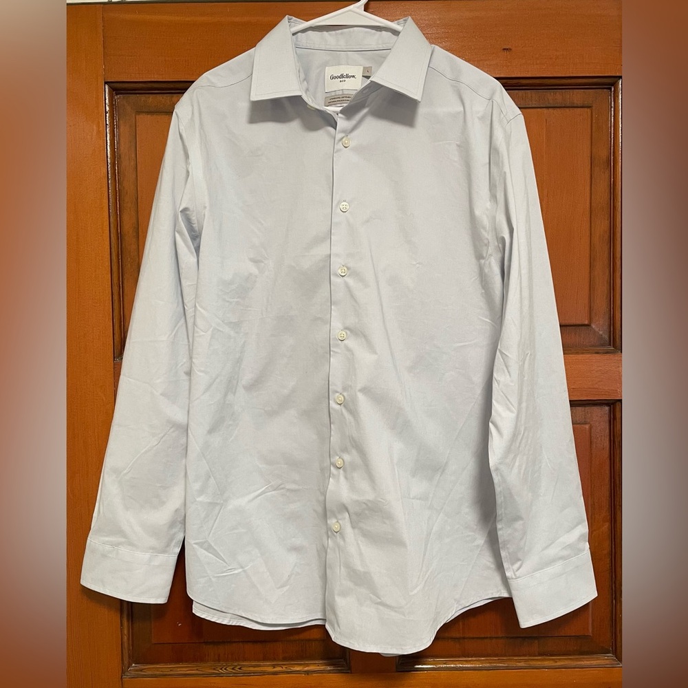 Goodfellow & Co Light Blue Dress Shirt Classic Formal Wear